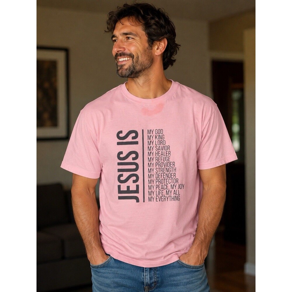 Jesus Is My God King T-shirt, Christian Savior Tee My Everything Unisex Shirt XL